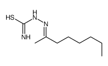 (octan-2-ylideneamino)thiourea结构式