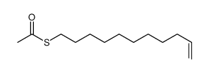 S-undec-10-enyl ethanethioate Structure