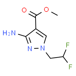 3-氨基-1-(2,2-二氟乙基)-1H-吡唑-4-羧酸甲酯图片