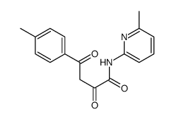 Benzenebutanamide, alpha,gamma-dioxo-4-methyl-N-(6-methyl-2-pyridinyl)-结构式