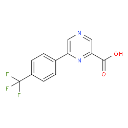 6-[4-(三氟甲基)苯基]吡嗪-2-甲酸图片