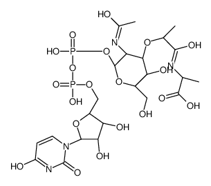 UDP-N-acetylmuramylalanine Structure