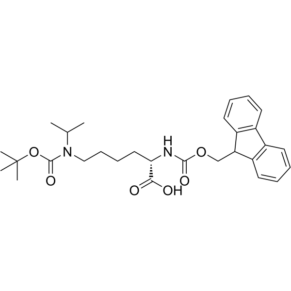 N-芴甲氧羰基-N'-叔丁氧羰基-N'-异丙基-L-赖氨酸图片