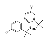 2,2'-Di-(m-chlor-phenyl)-(2,2')azopropan结构式