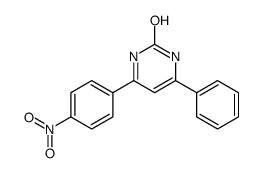 4-(4-Nitrophenyl)-6-phenylpyrimidin-2(1H)-one structure