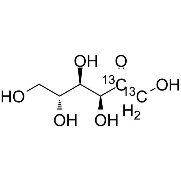 D-Fructose-13C2 structure