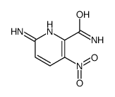 6-amino-3-nitropyridine-2-carboxamide结构式