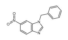 N3-benzyl-5-nitrobenzimidazole Structure