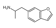 6-(2-aminopropyl)benzofuran structure