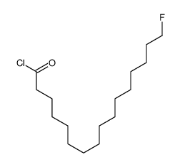 16-fluorohexadecanoyl chloride结构式