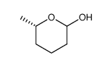 2-hydroxy-6-methyltetrahydropyran结构式