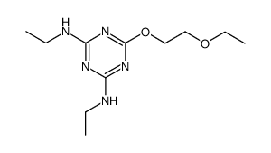 2,4-Bisethylamino-6-(2-ethoxy-ethoxy)-1,3,5-triazin结构式