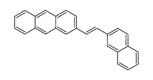 trans-2-<2-(2-naphthyl)ethenyl>anthracene Structure