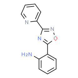 2-[3-(pyridin-2-yl)-1,2,4-oxadiazol-5-yl]aniline structure