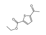 5-乙酰基噻吩-2-羧酸乙酯结构式