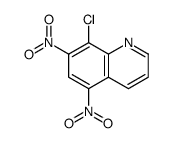 8-chloro-5,7-dinitroquinoline Structure