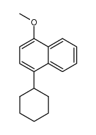 1-Cyclohexyl-4-methoxynaphthalin结构式