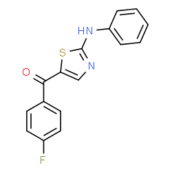 (2-Anilino-1,3-thiazol-5-yl)(4-fluorophenyl)methanone picture