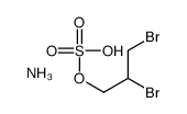 ammonium 2,3-dibromopropyl sulphate Structure