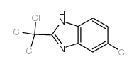 5-氯-2-(三氯甲基)苯并咪唑结构式