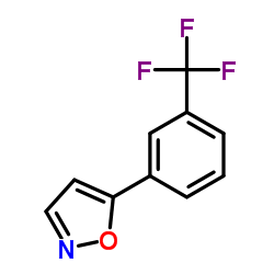 5-[3-(TRIFLUOROMETHYL)PHENYL]ISOXAZOLE structure