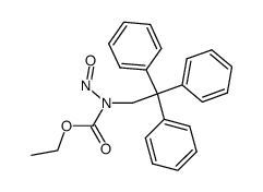 ethyl nitroso(2,2,2-triphenylethyl)carbamate结构式