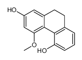 4-methoxy-9,10-dihydrophenanthrene-2,5-diol Structure