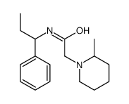 2-(2-methylpiperidin-1-yl)-N-(1-phenylpropyl)acetamide Structure