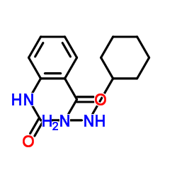 2-[(Cyclohexylcarbamoyl)amino]benzamide结构式