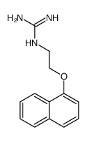 2-(2-naphthalen-1-yloxyethyl)guanidine Structure