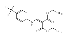 (4-三氟甲基苯基氨基)亚甲基丙二酸二乙酯图片