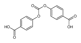 4-(4-carboxyphenoxy)carbonyloxybenzoic acid结构式