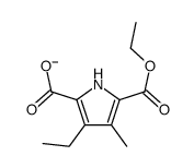 5-ethoxycarbonyl-3-ethyl-4-methyl-1H-pyrrole-2-carboxylate picture