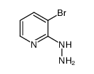 (3-BROMO-PYRIDIN-2-YL)-HYDRAZINE structure