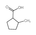 2-Methylcyclopentanecarboxylic Acid Structure