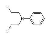 N,N-bis-(2-Chloroethyl)aniline Structure