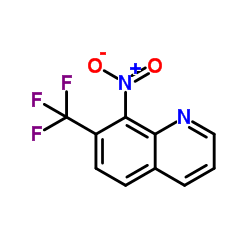 8-Nitro-7-(trifluoromethyl)quinoline Structure