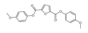 bis(4-methoxyphenyl) furan-2,5-dicarboxylate结构式