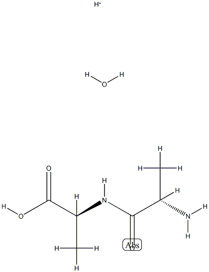 L-Alanine, L-alanyl-, conjugate monoacid, monohydrate (9CI) picture