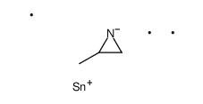 trimethyl-(2-methylaziridin-1-yl)stannane结构式