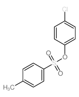 1-chloro-4-(4-methylphenyl)sulfonyloxy-benzene Structure