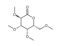 O2,O3,O4,O6-tetramethyl-D-galactonic acid-lactone Structure