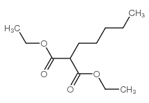 Propanedioic acid,2-pentyl-, 1,3-diethyl ester Structure