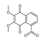 2,3-dimethoxy-5-nitronaphthalene-1,4-dione Structure