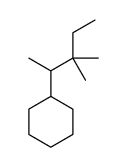 (1,2,2-Trimethylbutyl)cyclohexane Structure