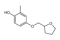 2-methyl-4-(oxolan-2-ylmethoxy)phenol Structure