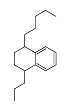 1-pentyl-4-propyl-1,2,3,4-tetrahydronaphthalene structure