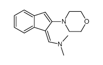 dimethyl-(2-morpholin-4-yl-inden-1-ylidenemethyl)-amine Structure