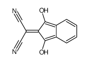 2-(1,3-dihydroxyinden-2-ylidene)propanedinitrile结构式