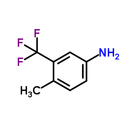4-甲基-3-(三氟甲基)苯胺结构式